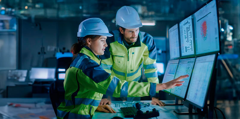 Equipo de Ingeniería de Ejecución revisando proyecto en una reunión