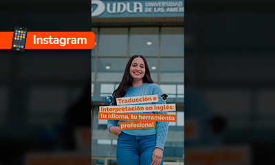 Postula y matricúlate este 2026 en la carrera universitaria de Traducción e Interpretación en Inglés UDLA